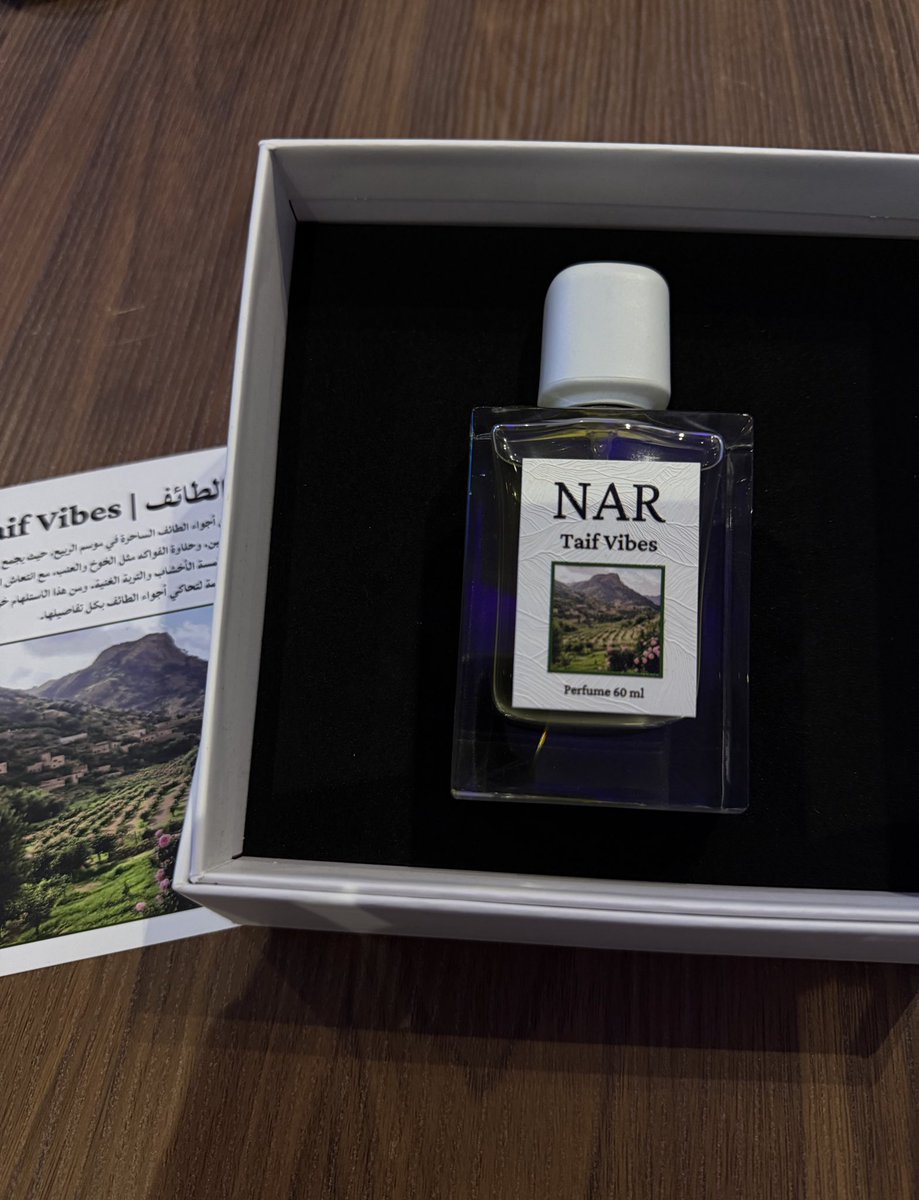 ع (@kobpz) on Twitter photo عطر Taif Vibes 😍
العطر شميت فيه ريحة الورد الطايفي مع الفواكه والياسمين.
العطر فواح وما يضايق حاسة الشم.
الصراحة يفتخر الواحد ان عندنا براندات محلية بالجودة هذي. عطر Taif Vibes 😍
العطر شميت فيه ريحة الورد الطايفي مع الفواكه والياسمين.
العطر فواح وما يضايق حاسة الشم.
الصراحة يفتخر الواحد ان عندنا براندات محلية بالجودة هذي.