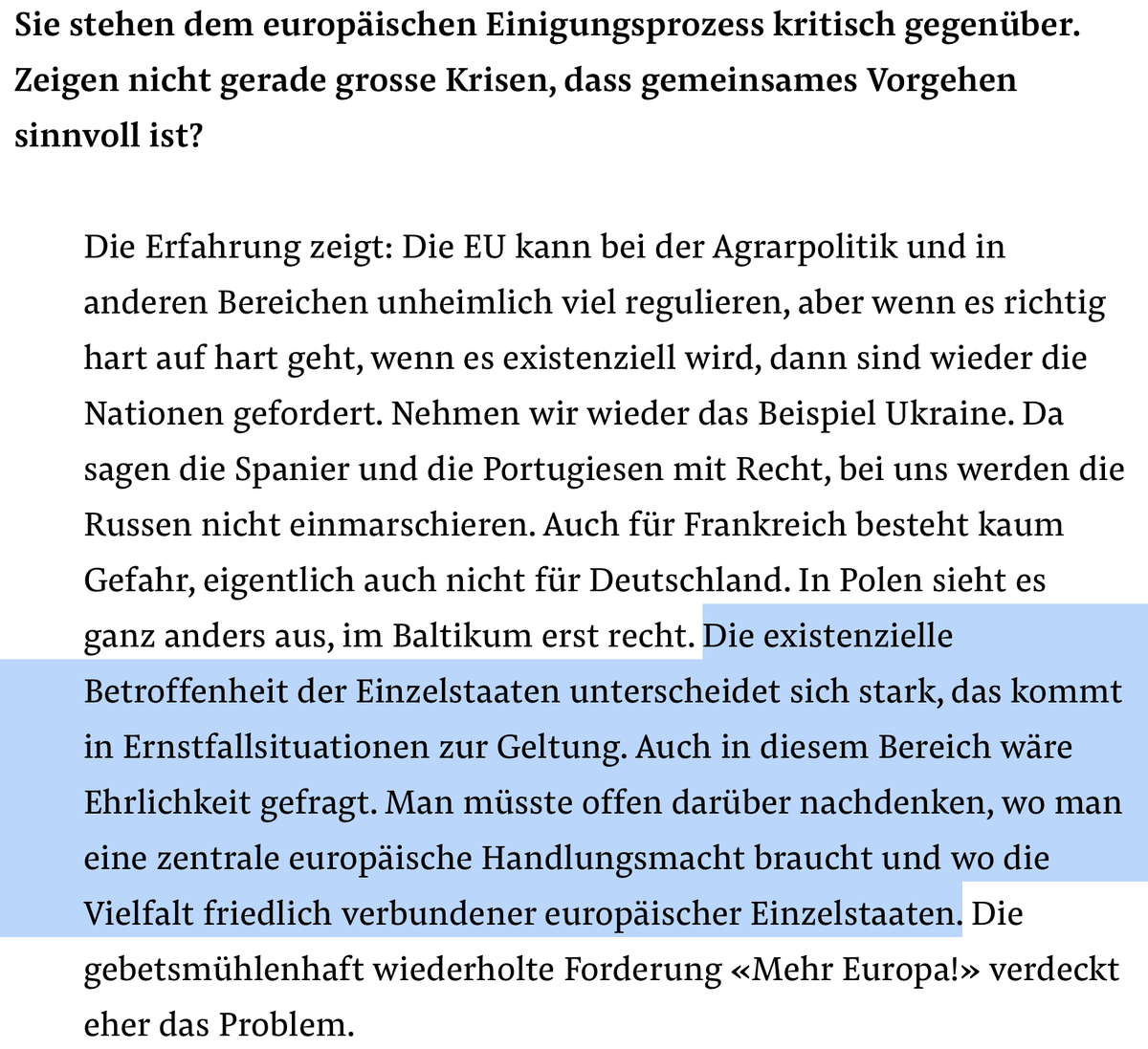 berthoppe's tweet image. Rüdiger Safranski soll ein sehr gebildeter Mann sein, kann aber merkwürdigerweise EU und #NATO nicht auseinanderhalten. Und fordert kaum verhohlen, die Balten und Polen mit Ernstfall #Russland auszuliefern, da für ja "eigentlich" keine Gefahr drohe.