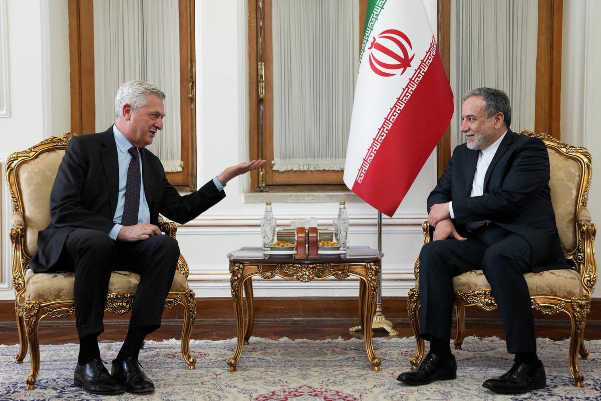 theworldtruthe's tweet image. ⚡️"We are open to talks with the U.S., but not direct talks for the time being," said FM Araghchi, urging Washington to adopt a win-win approach. 🇺🇸 🇮🇷
⚡️FM Araghchi met with Filippo Grandi, United Nations High Commissioner for Refugees.
