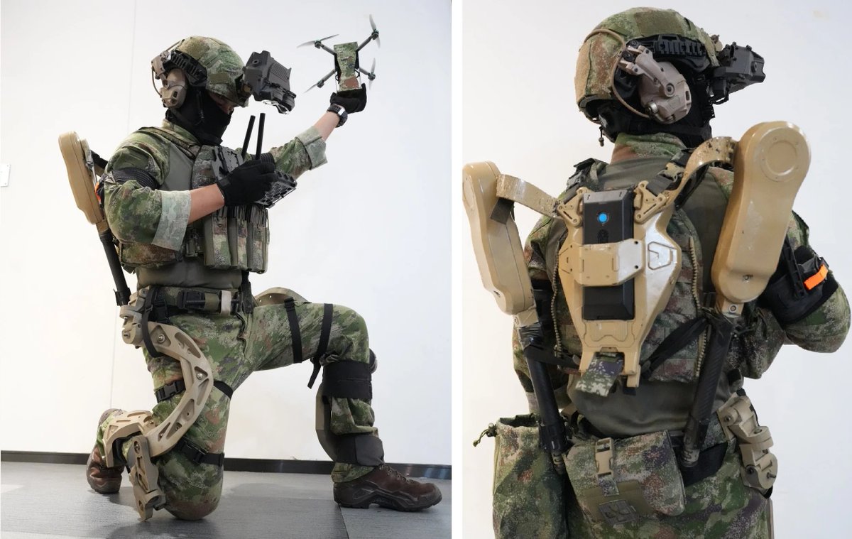 TheDailyCPEC's tweet image. 馃毃BREAKING: Chinese company Kestrel Defense has introduced a next-generation powered exoskeleton suit for soldiers on battlefield.