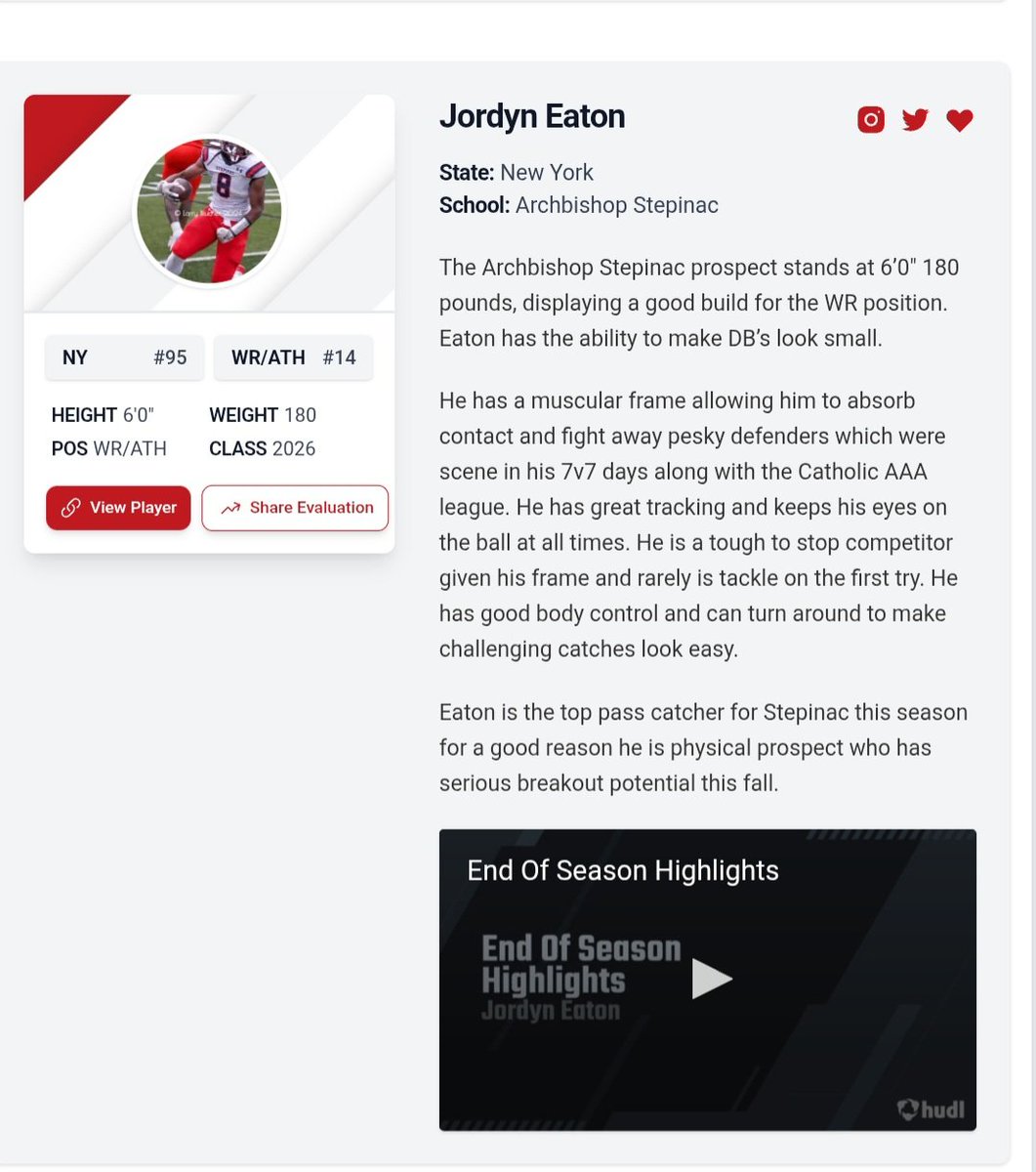 Jordyn Eaton (@jordyneaton8) on Twitter photo Thank you <a href="/PRZcory/">Cory Lemer</a> for the write up.
prepredzone.com/2025/07/film-sā¦
<a href="/StepinacSports/">Stepinac Athletics</a> <a href="/StepinacMSG/">Stepinac MSG Varsity</a> <a href="/MageeAj/">AJ MAGEE</a> <a href="/CoachTank78/">Frank Mullen</a> <a href="/najehwilk/">Najeh Wilkins</a> <a href="/CoachTerp_/">Mike Toerper</a> <a href="/benchmason42/">Coach Mason</a> <a href="/WRCoach_E/">Coach_E</a> <a href="/_CCoope7/">Coach Coop</a> <a href="/jerryflora1/">jerry flora</a>
<a href="/PRZVicCastillo/">VicCastilloPRZ</a> <a href="/CoachMatt_G_78/">MJG</a> <a href="/CoachAndyMar/">Andy Martinez, III, MAT, CSCS</a> <a href="/UMassCaleb/">caleb holfoth</a>
<a href="/ValdamarTBrower/">Valdamar Brower</a> <a href="/ScoutingNE/">Coach Silva</a> Thank you <a href="/PRZcory/">Cory Lemer</a> for the write up.
prepredzone.com/2025/07/film-sā¦
<a href="/StepinacSports/">Stepinac Athletics</a> <a href="/StepinacMSG/">Stepinac MSG Varsity</a> <a href="/MageeAj/">AJ MAGEE</a> <a href="/CoachTank78/">Frank Mullen</a> <a href="/najehwilk/">Najeh Wilkins</a> <a href="/CoachTerp_/">Mike Toerper</a> <a href="/benchmason42/">Coach Mason</a> <a href="/WRCoach_E/">Coach_E</a> <a href="/_CCoope7/">Coach Coop</a> <a href="/jerryflora1/">jerry flora</a>
<a href="/PRZVicCastillo/">VicCastilloPRZ</a> <a href="/CoachMatt_G_78/">MJG</a> <a href="/CoachAndyMar/">Andy Martinez, III, MAT, CSCS</a> <a href="/UMassCaleb/">caleb holfoth</a>
<a href="/ValdamarTBrower/">Valdamar Brower</a> <a href="/ScoutingNE/">Coach Silva</a>