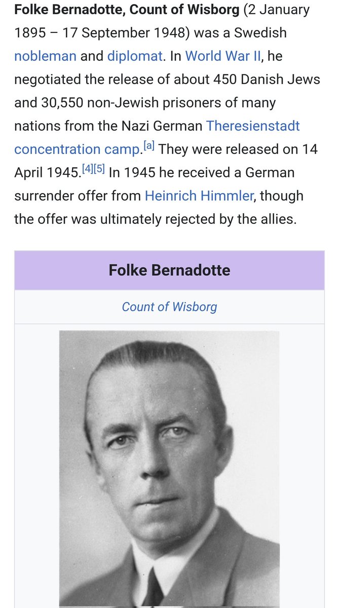 marcowenjones's tweet image. I wonder how many people know that the UN security council mediator Folke Bernadotte was assassinated by a group that included Yitzhar Shamir, who later became the Israeli PM. Needless to say no justice was done. Israel's impunity never ceases to amaze me.