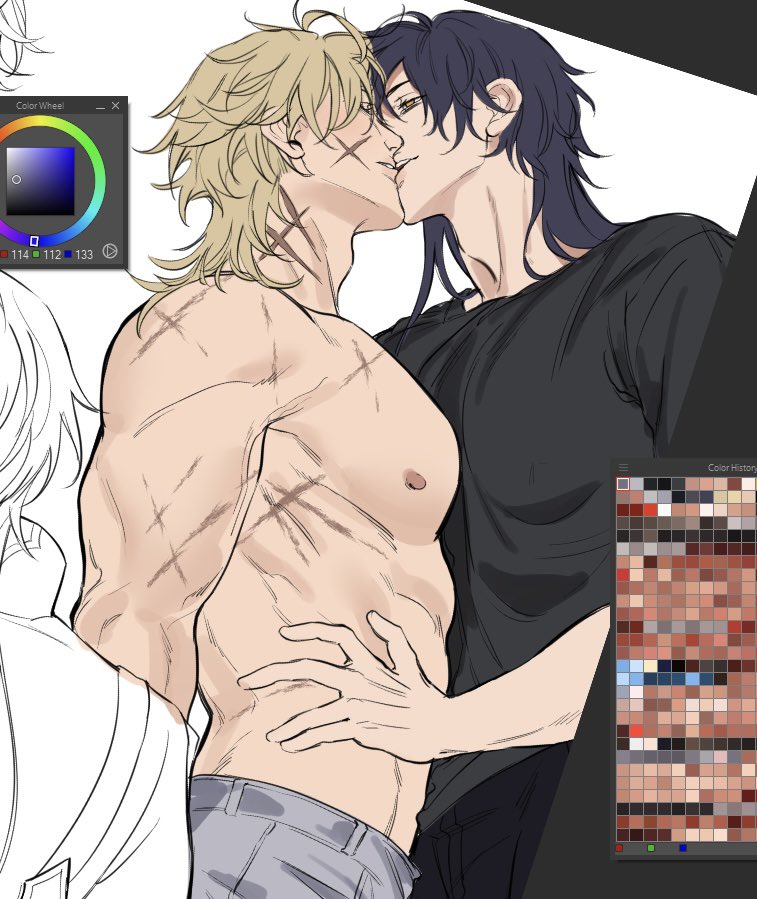 Flinsvar making out doodle #Varka #Flins
