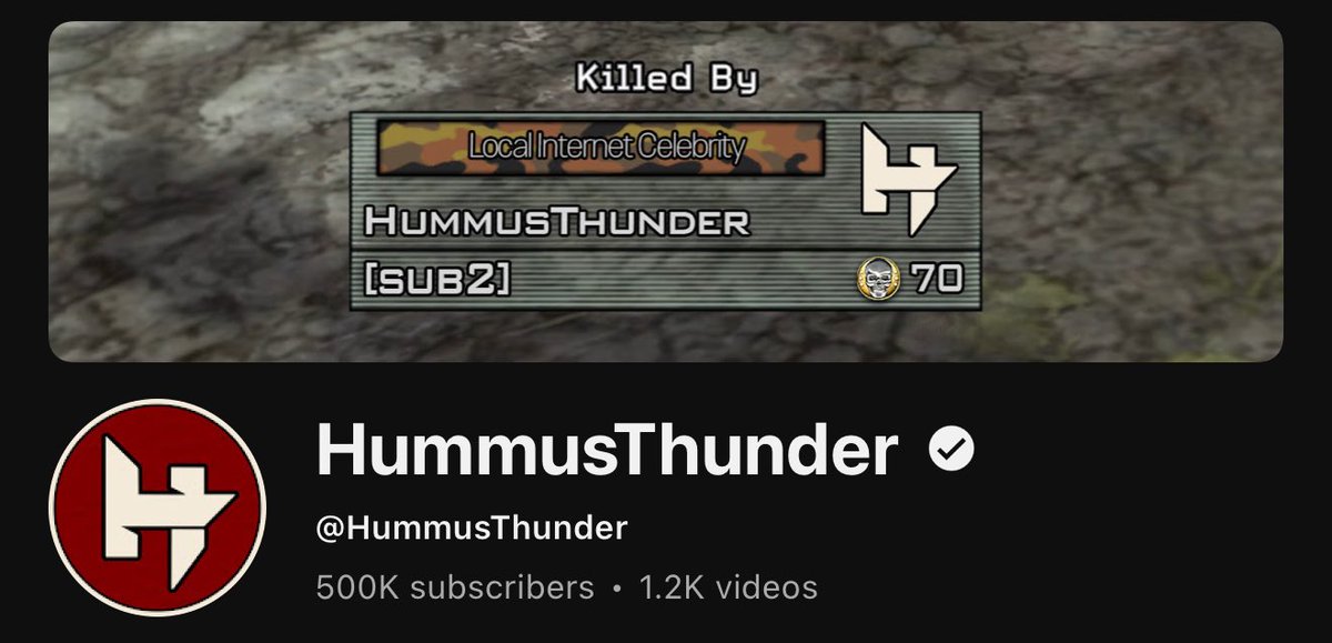 HummusThunder's tweet photo. 500,000🎉 https://t.co/oBQ2WRslsf