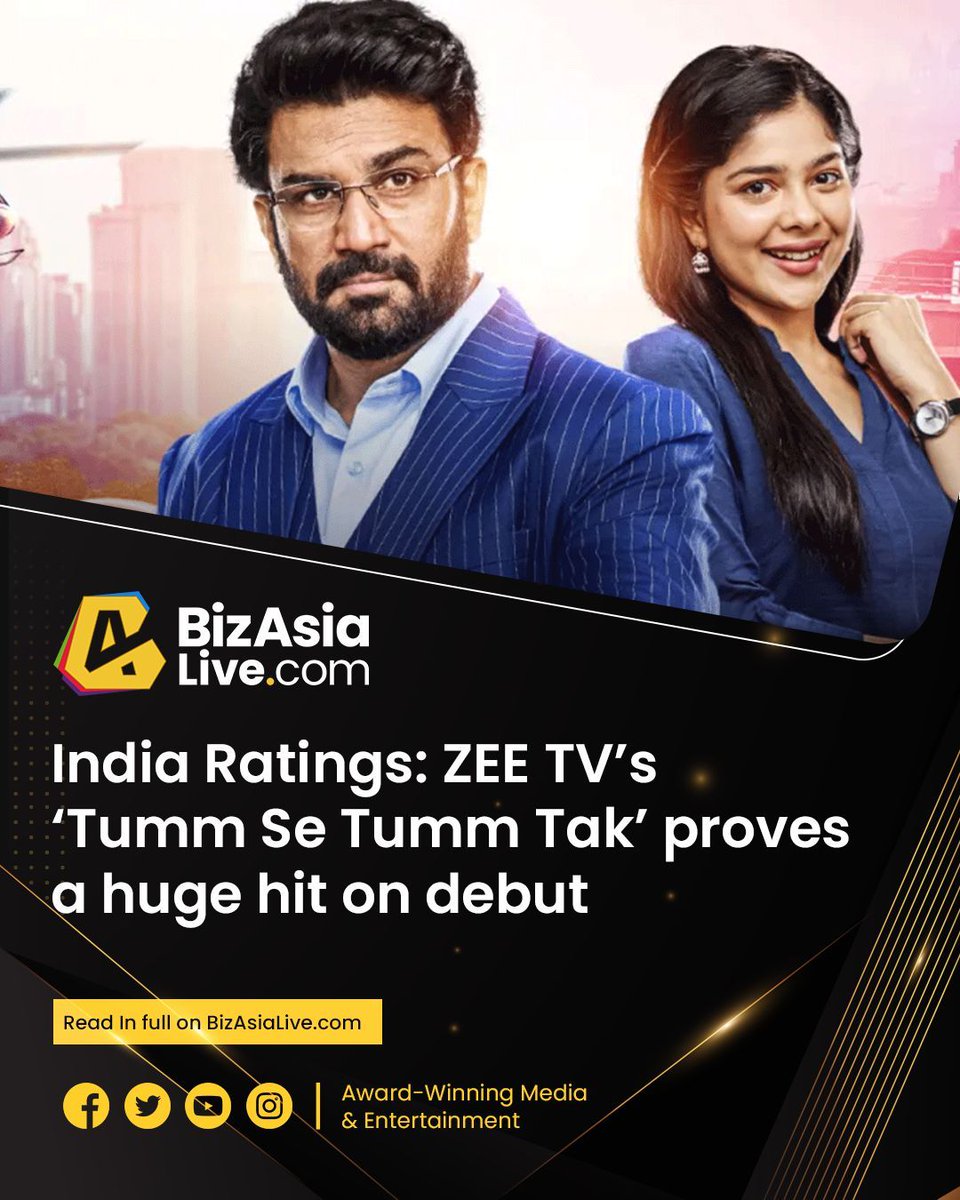 #BizAsiaRatings | ZEE TV's #TummSeTummTak proves a huge hit on debut

▶ Read here: buff.ly/2usgmQU