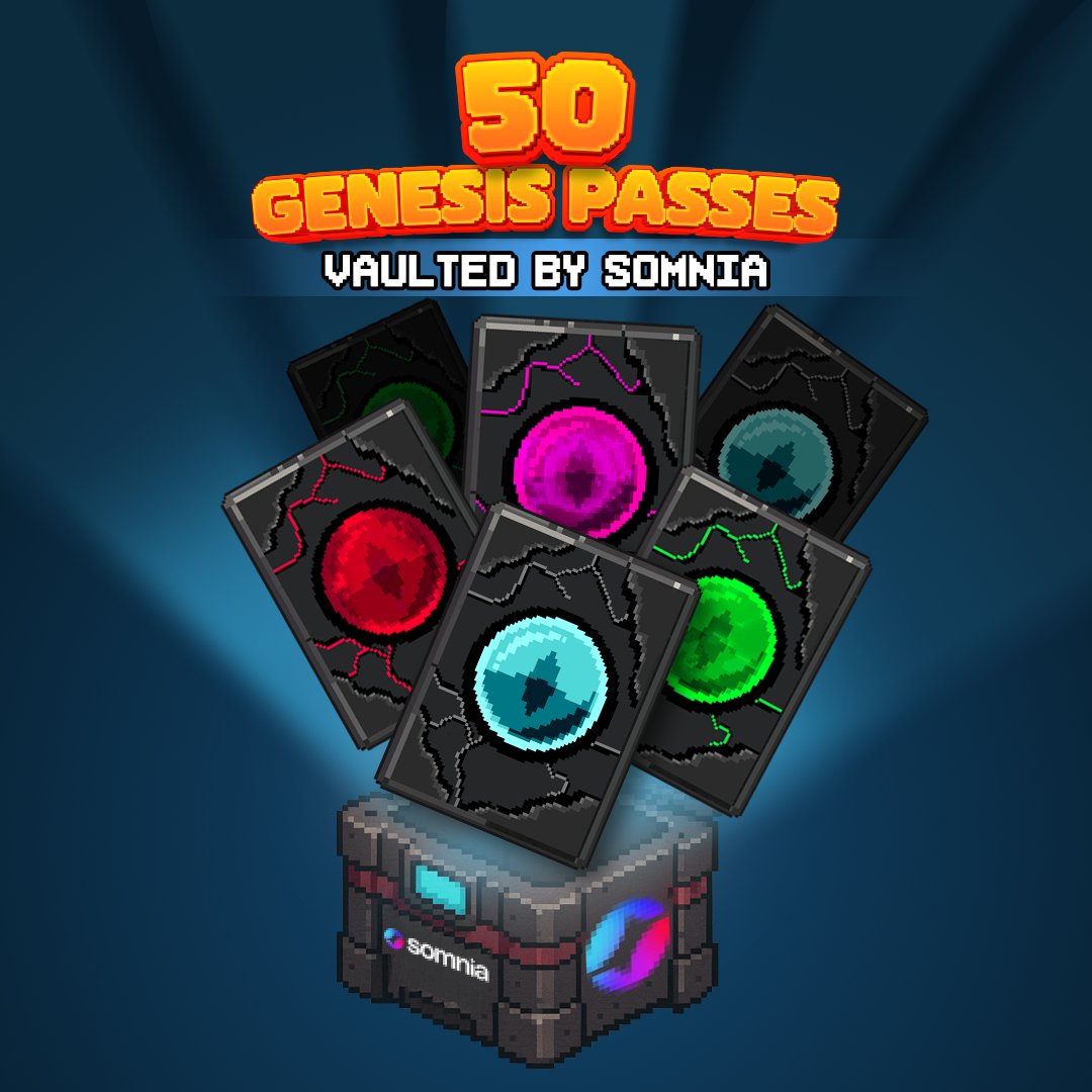 🔥 50 Genesis Passes Vaulted by <a href="/Somnia_Network/">Somnia</a>

This isn’t just support it’s commitment
Somnia has officially locked in 50 Genesis Passes

They’ve entered the Hive. Have you?