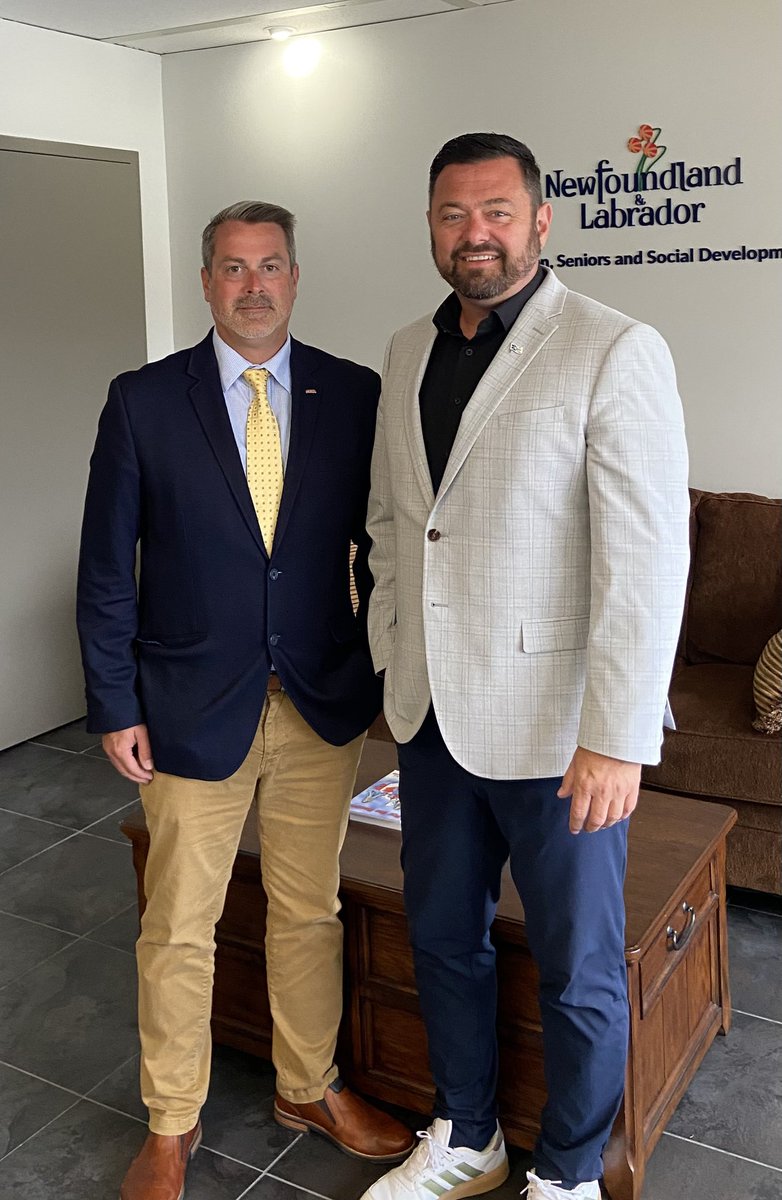 CFIBNL's tweet image. Thank you to Hon. Jamie Korab, Minister of Families and Affordability, for meeting with CFIB today to discuss the priorities of our members in the province.
We appreciate your time and commitment to supporting small businesses!