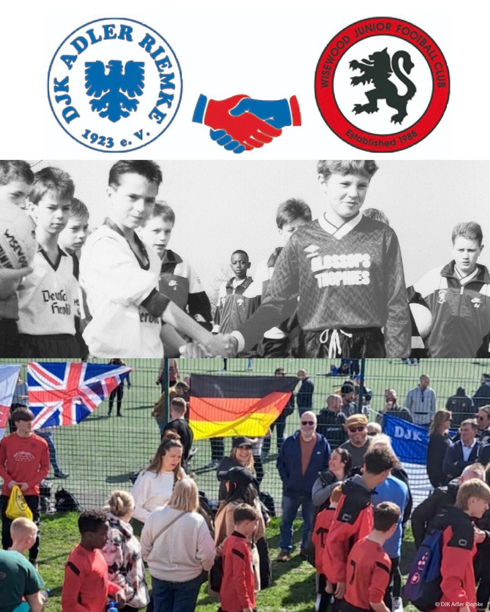 GermanEmbassy's tweet image. Sheffield and Bochum have been twinned for 75 years! 🇩🇪❤️🇬🇧
Sheffield Central Library has an exhibition showcasing the grassroots & civic links between the cities until 18 Aug.
One such link is an annual football match between youth sides that's been going strong for 30+ years!
