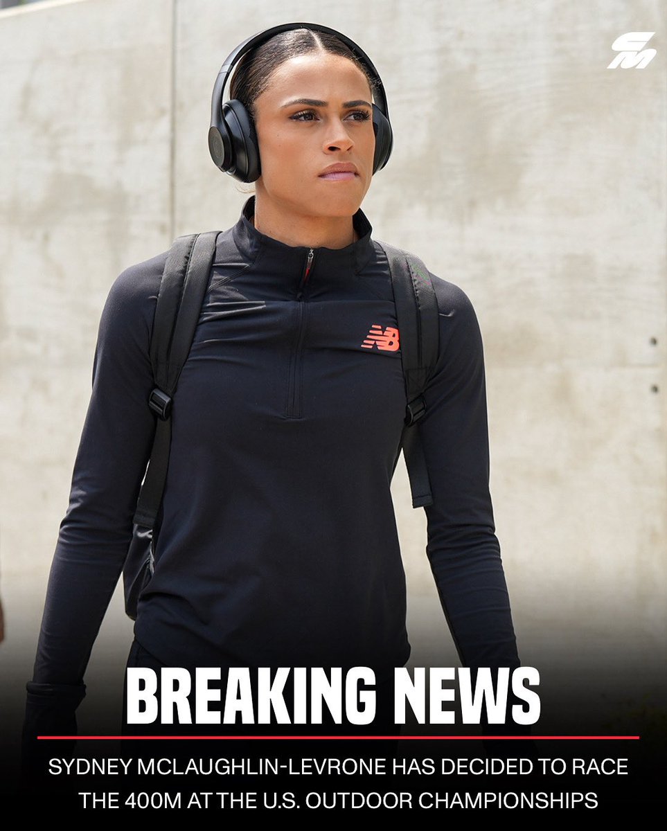 CitiusMag's tweet image. 😤 400m hurdles Olympic champion Sydney McLaughlin-Levrone has officially decided to only contest the 400m at the upcoming U.S. Outdoor Track and Field Championships, CITIUS MAG confirmed.
She owns a season’s best of 49.43 from her victory at the Prefontaine Classic, which puts…
