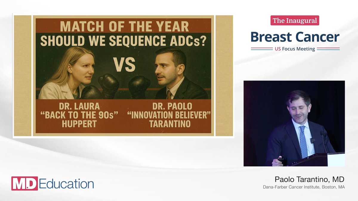 _MDEducation's tweet image. Should ADCs be Sequenced: Yes or No?
Don’t miss the debate from our Inaugural Breast Cancer US Focus Meeting — @laura_huppert vs. @PTarantinoMD — now live for free on MD Academy.
➡️ academy.md-education.com/courses/breast…
🧠 Insightful. Engaging. Unmissable.
#Oncology #BreastCancer #ADC…