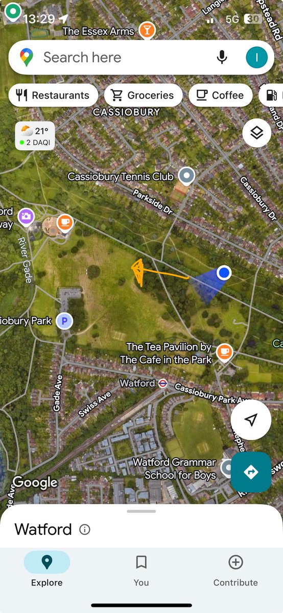 7 Crossbill just gone W/NWish over Cassiobury Park #hertsbirds