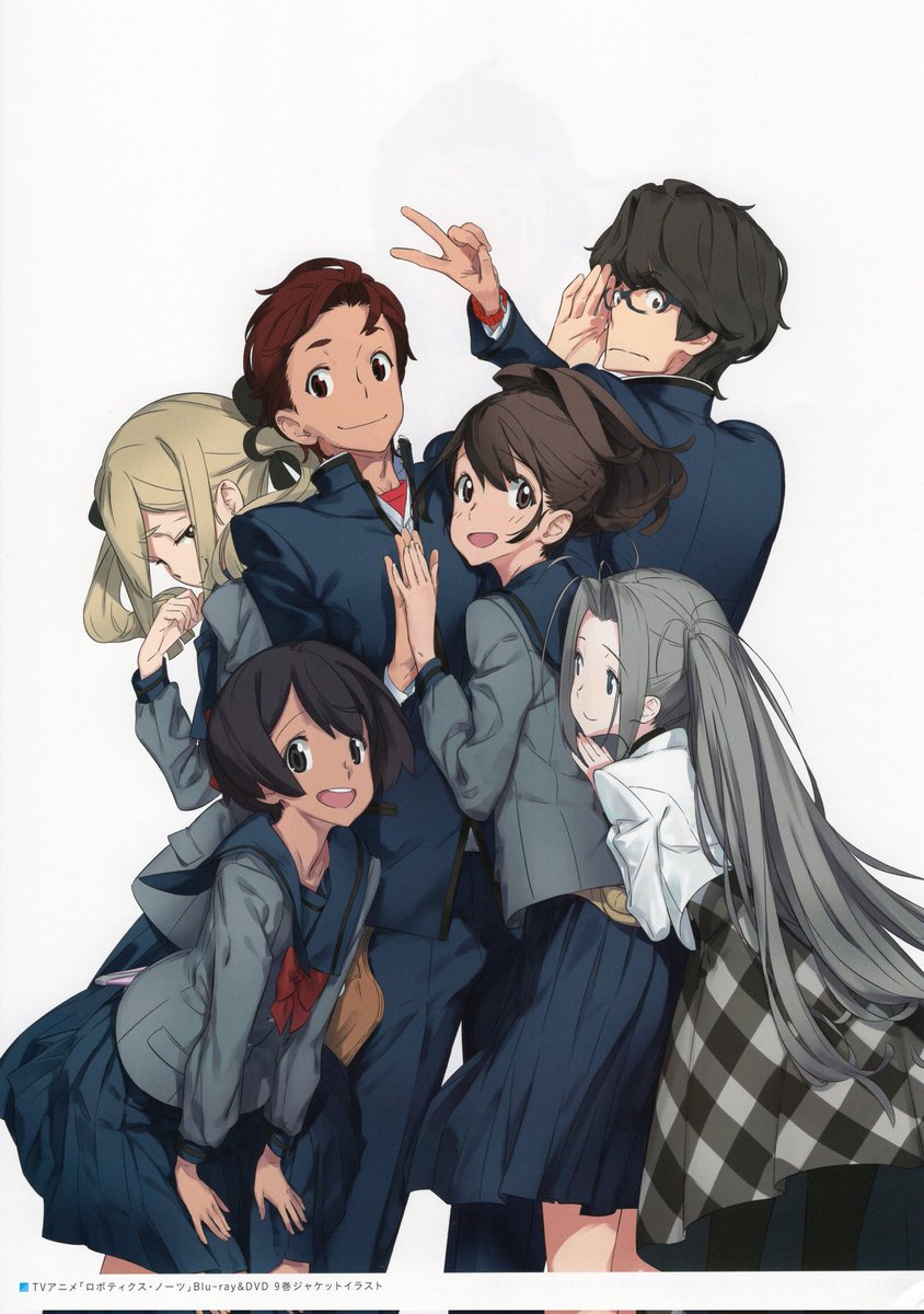 artwork of kaito, akiho, junna, airi, frau, and subaru by tomonori fukuda