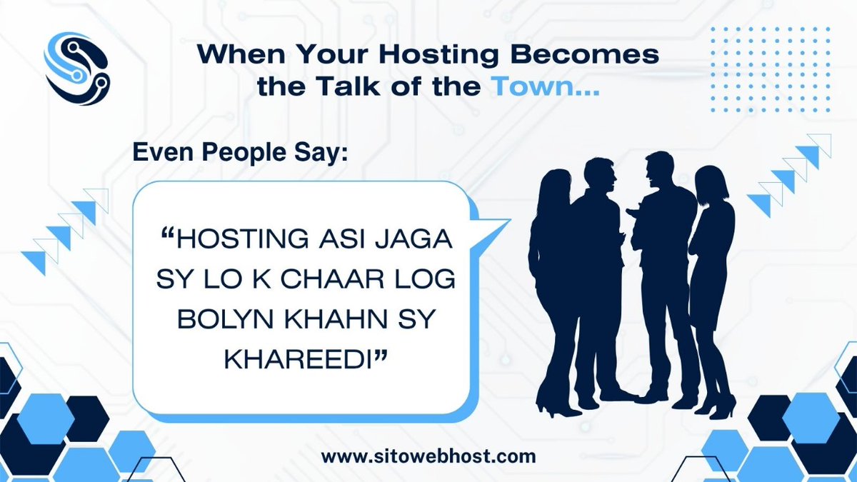 sparksailspk's tweet image. Hosting aisay lo ke chaar log pouchain —
“Kahan se hosting li?”

Smooth, fast, reliable = Sito Web Host.

sitowebhost.com | WhatsApp +92 330 6897500
#HostingKiPehchaan #SitoWebHost