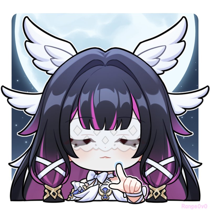 Range0v0's tweet image. 空月の歌やりましょ
#原神 #Genshin #月の少女 #コロンビーナ