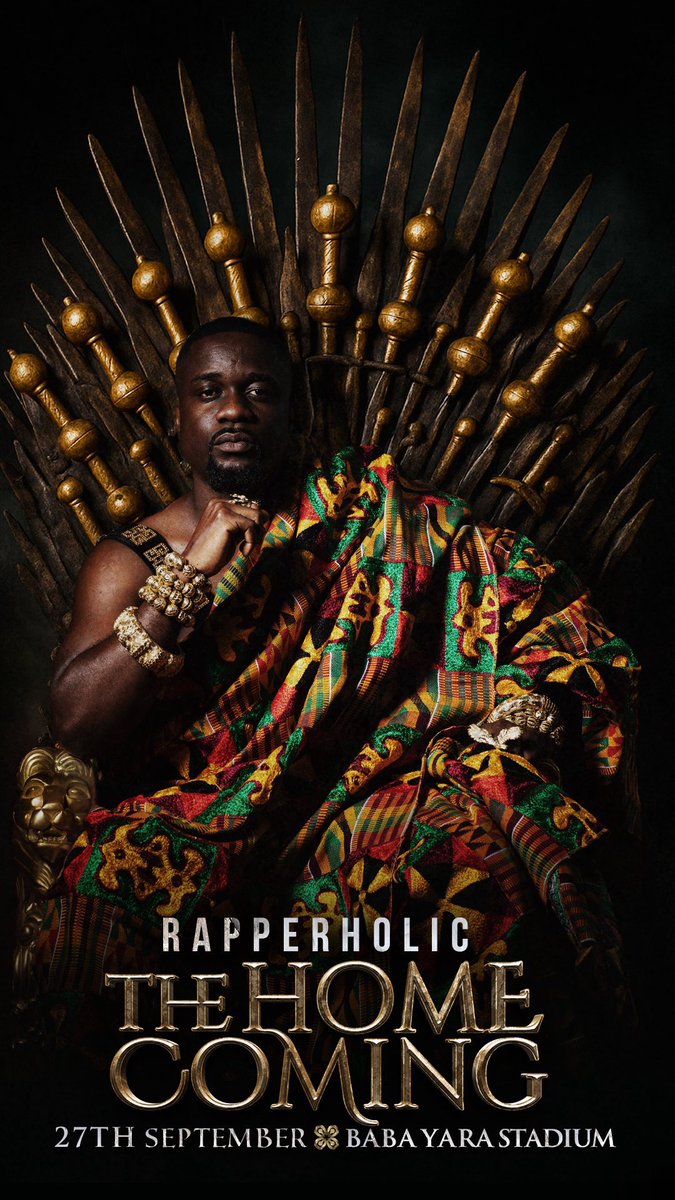 It’s Official #RapperholicTheHomeComing This year we bring my people in Oseikrom a treat! 27th September tickets OUT this friday 25 July!!! I’m gassed up 💨💨💨 #Rapperholic25