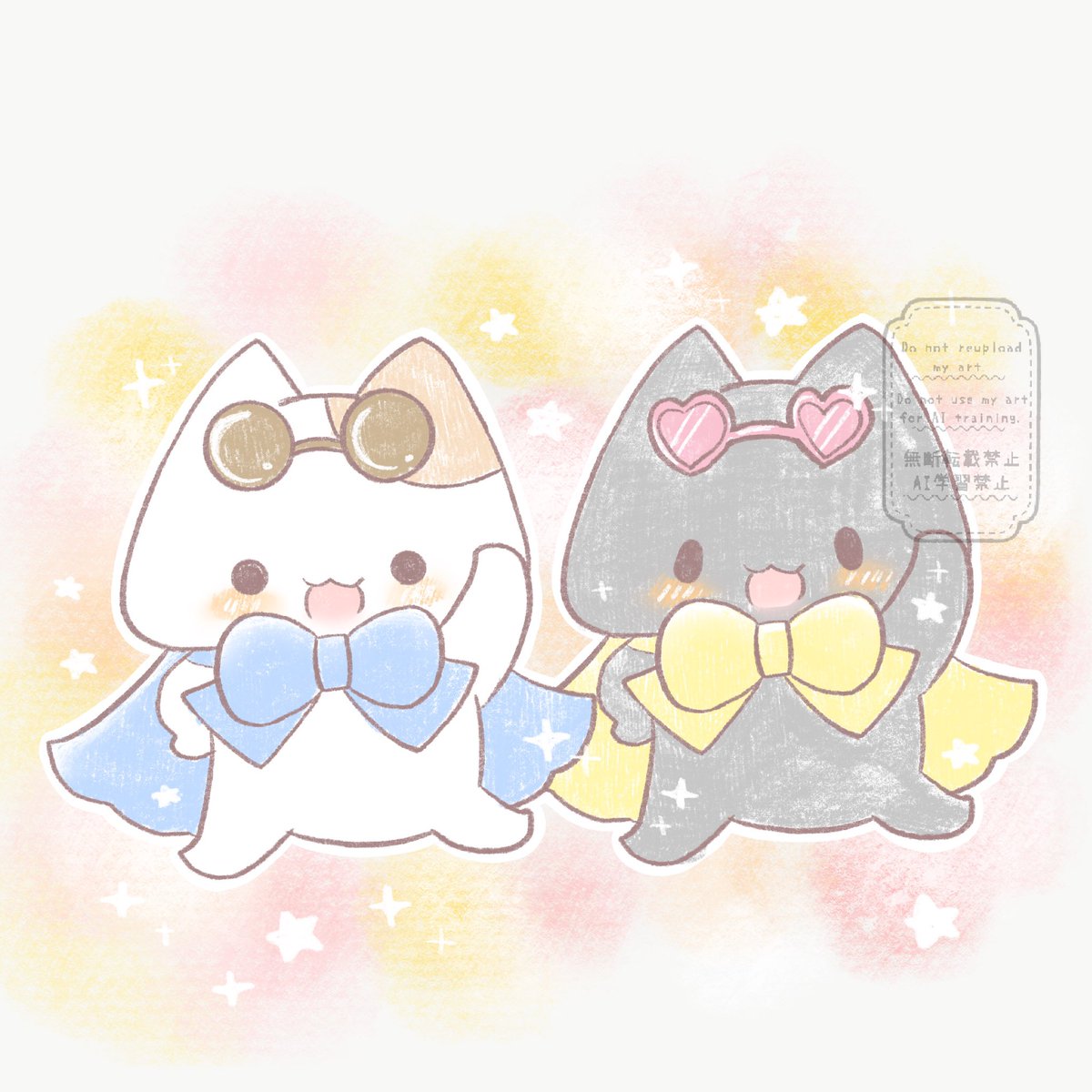 rinda012012's tweet image. ウッキウキ➰🌟🎶

#イラスト #ゆるいイラスト #ねこ
