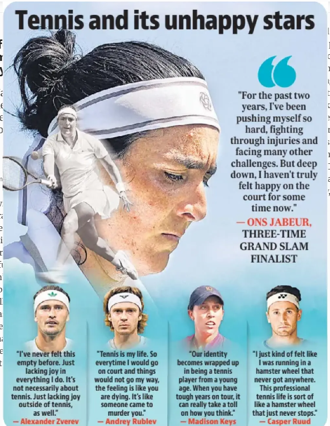 CristinaNcl's tweet image. That empty feeling: Why are so many stars losing the joy?
"deep down, I haven't truly felt happy on the court for some time now." (OJ)
"I just kind of felt like I was running in a hamster wheel that never got anywhere." (CR)
pressreader.com/article/282248…