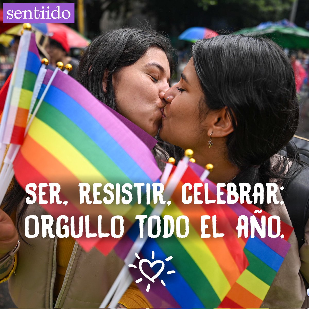 Sentiido's tweet image. 💜 Un orgullo que no dure un mes sino todo el año.