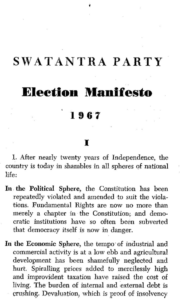 piyushbodaa's tweet image. I can't stop thinking about this
What would India be like today if the Swatantra Party had been in power back then ?