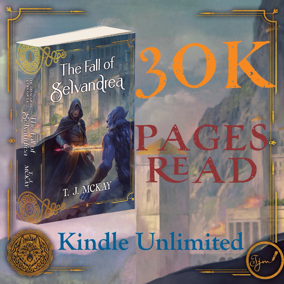 🥳 Just hit 30,002 pages read on Kindle Unlimited! 🥳

Woot woot!

And I happen to know that's not the only good news coming today.

After a few intense and stressful months, this upward swing is quite welcome, I have to say!