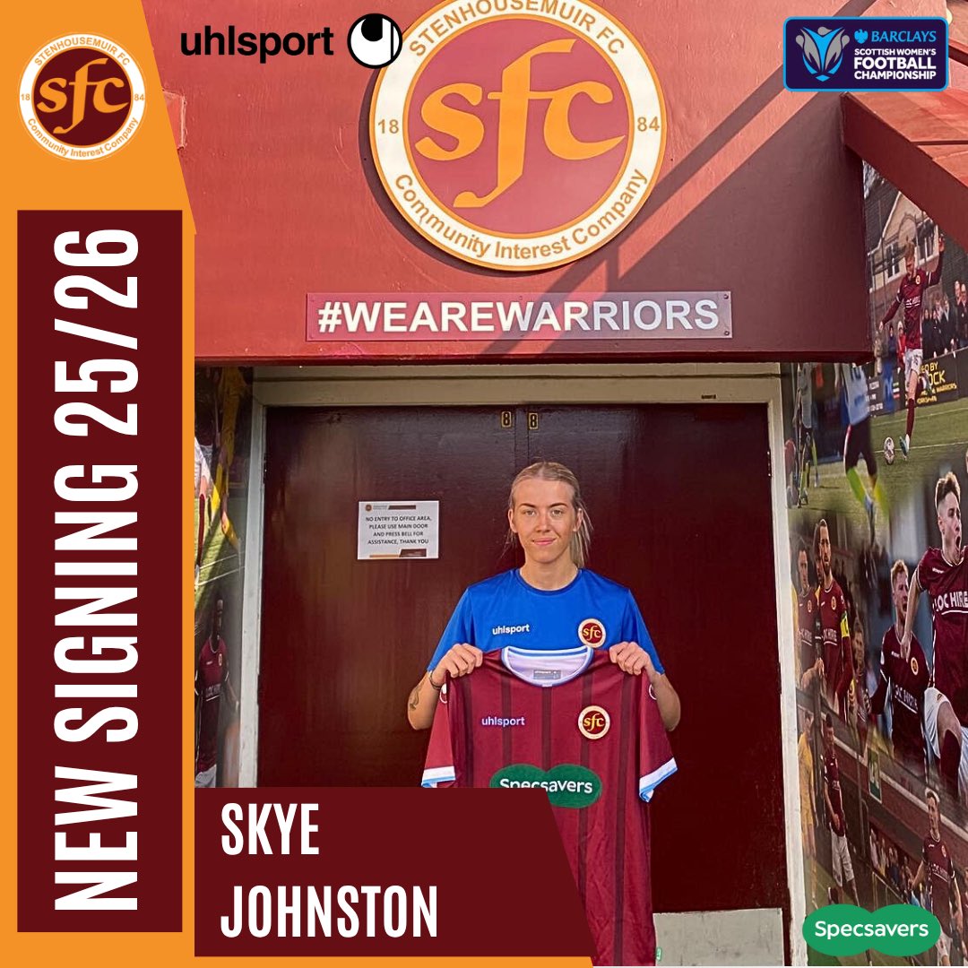 Our first new face of the season…

Skye Johnston🧤

Skye joins us on a season-long loan from Motherwell, and adds to our goalkeeping options. Skye has impressed in pre-season so far with her shot stopping ability.

Thanks to Motherwell for their cooperation on this deal🤝