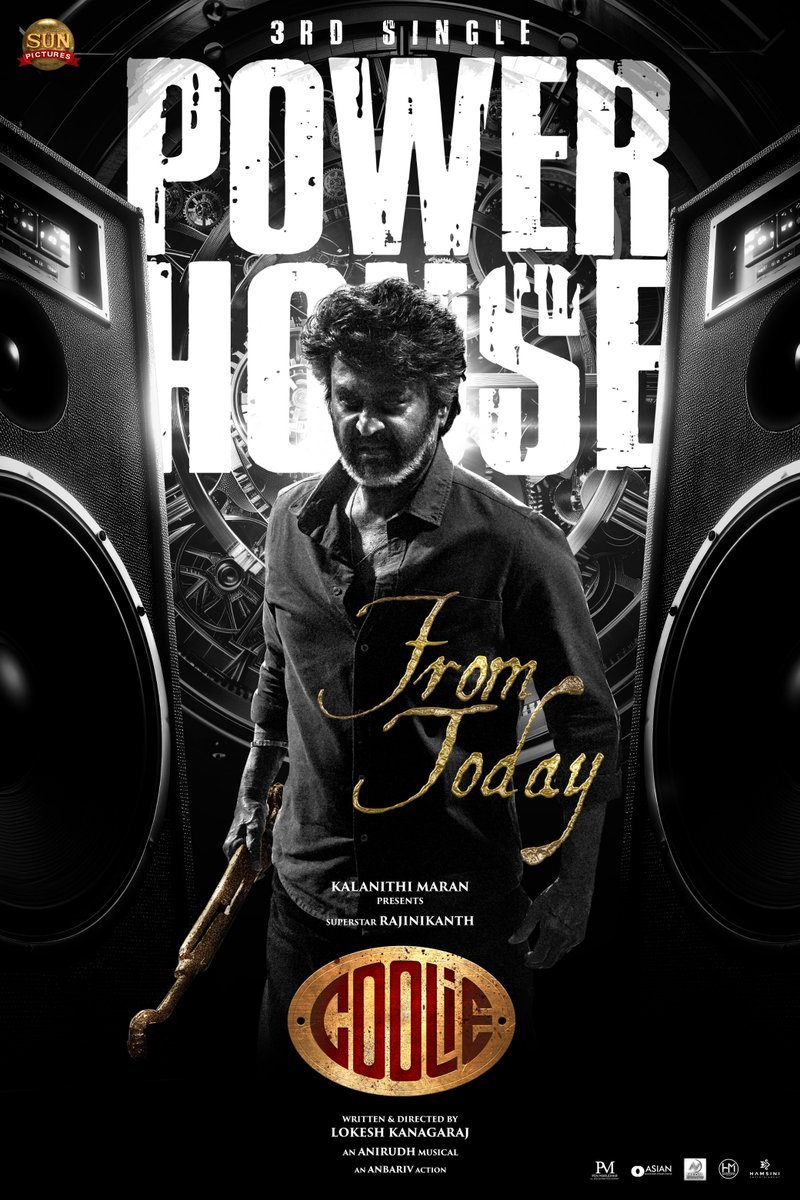 SelvaPr007's tweet image. Outstanding track!! I can feel the theatrical goosebumps now ❤️🔥
Listen here -
youtube.com/watch?v=H89qGp…
Pa pa pa Paratta.. Powerhouse ehhh..
Gaandha kannu rendum rouseyyy 🔥❤️🔥
Thalaivan erangatume..
Sema mix uh. Coolie title Teaser BGM Mix❤️🔥
#Coolie #Powerhouse