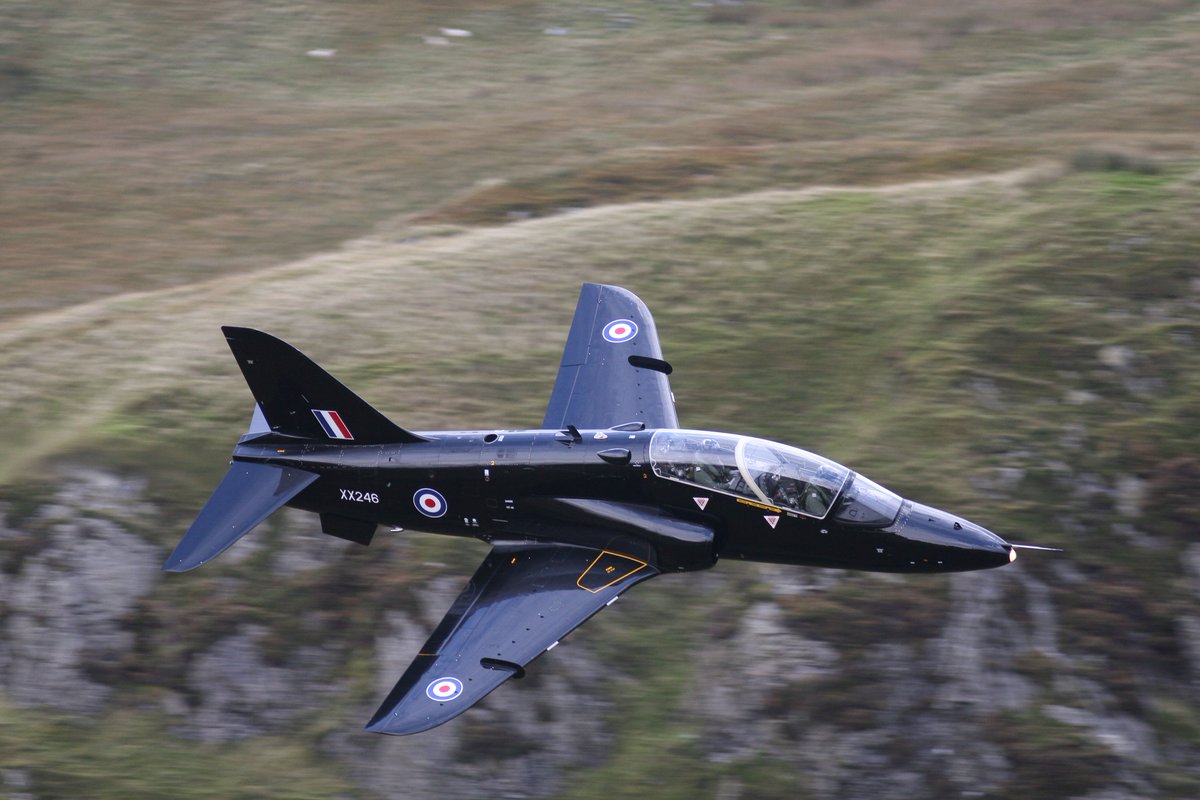 LBCNewsWales's tweet image. An investigation has revealed two RAF Hawk jets from RAF Valley on Anglesey, were involved in a near miss with a small plane, while on a training exercise in January.
