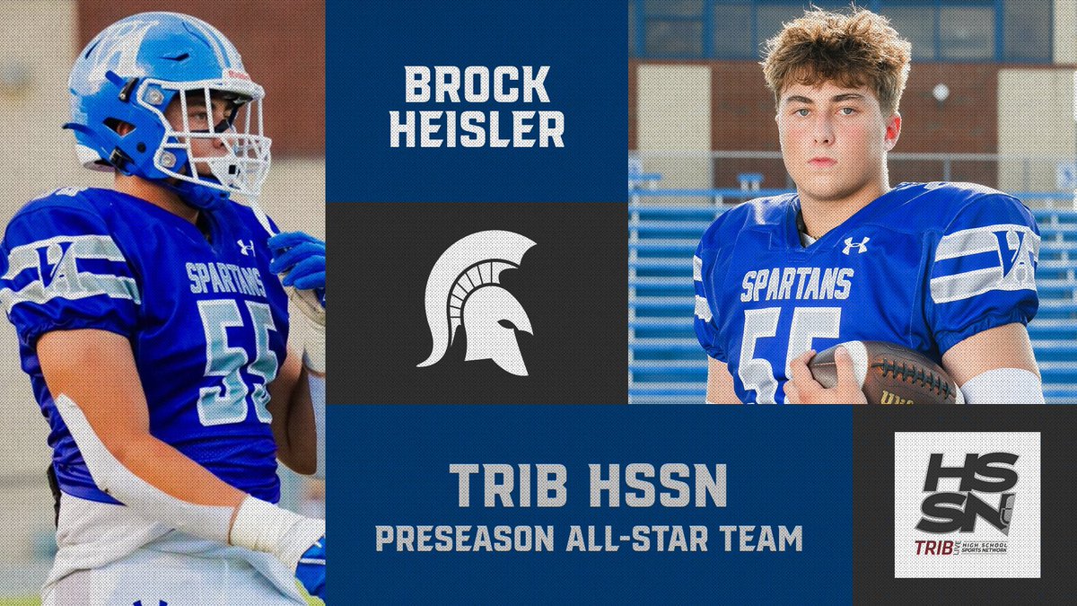 Congratulations to Hempfield Area senior Football player Brock Heisler for being named to the Trib HSSN Preseason Football All-Star Team!