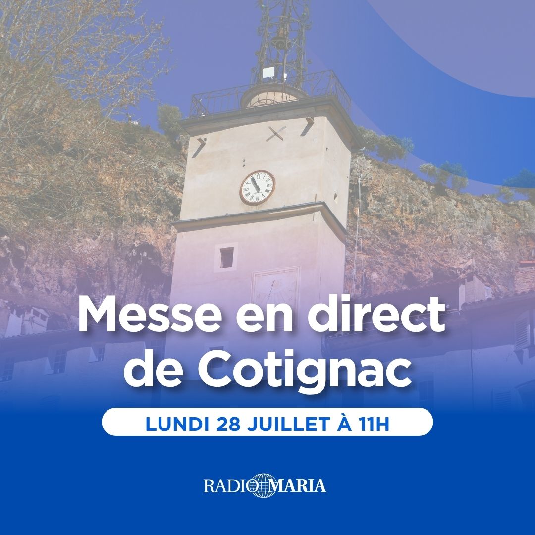 RadioMariaFr1's tweet image. 🙏 Messe en direct de #Cotignac
📍 Tous les lundis à 11h
📻 bit.ly/RadioMariaDire…

Depuis le sanctuaire de #NotreDameDeGrâces, vivez chaque lundi un temps de prière, de paix et de grâce, en union avec les fidèles présents à Cotignac. 🌿✨

#MesseEnDirect #RadioMaria