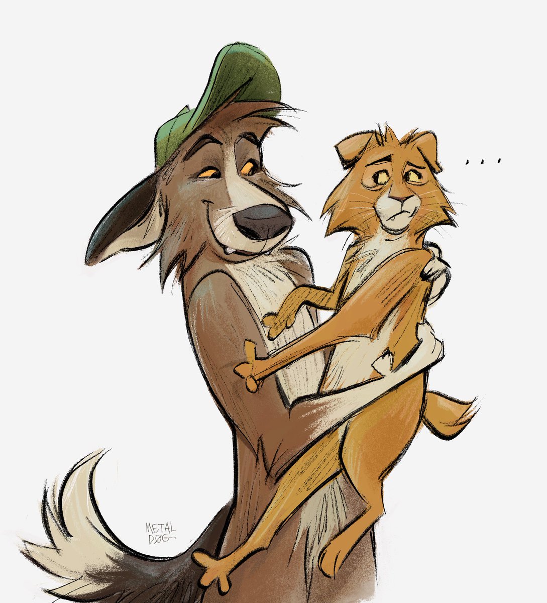 metald0g_'s tweet image. Silly duo !! (dtiys for @froschteee)