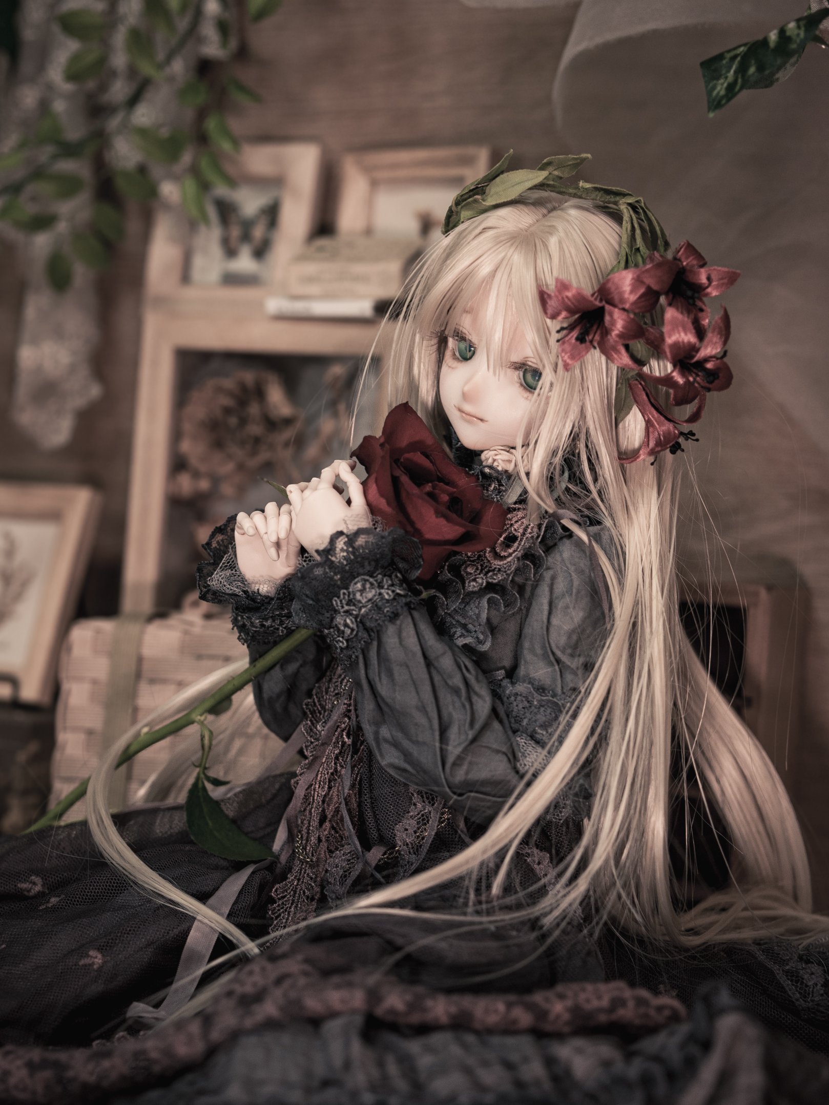 ❤️ミニチュアドールのみ(一緒に写っているお花ゎ別売りです) ❤️ミニチュアドールのみ(一緒に写っているお花ゎ別売りです