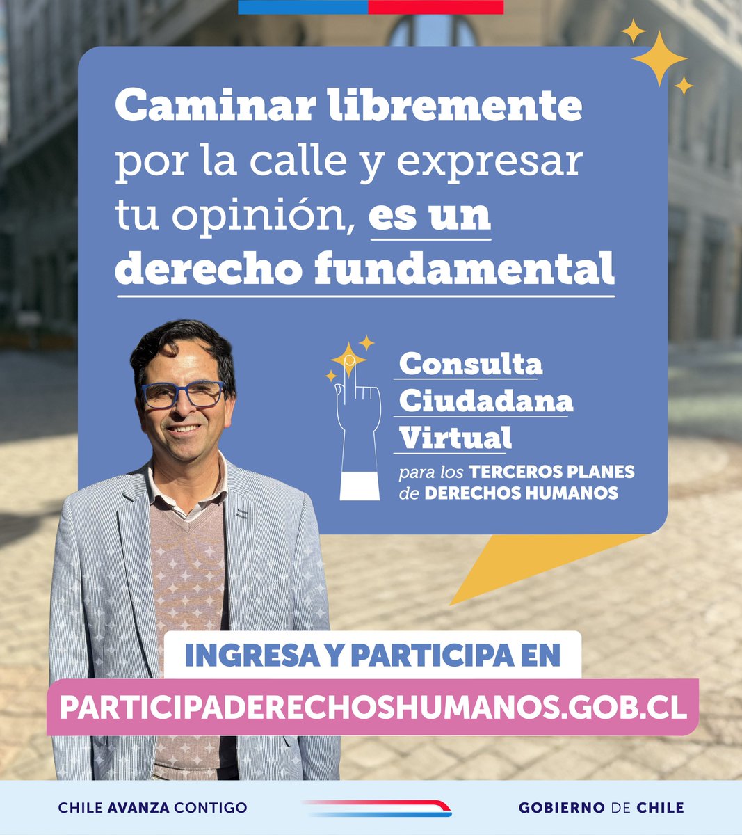 🗣️ Opinar es un derecho fundamental
Ya puedes participar en la Consulta Ciudadana Virtual sobre derechos humanos.
💻 Es fácil, rápida y puedes contestar solo los temas que te interesen. No es necesario responder todo.
