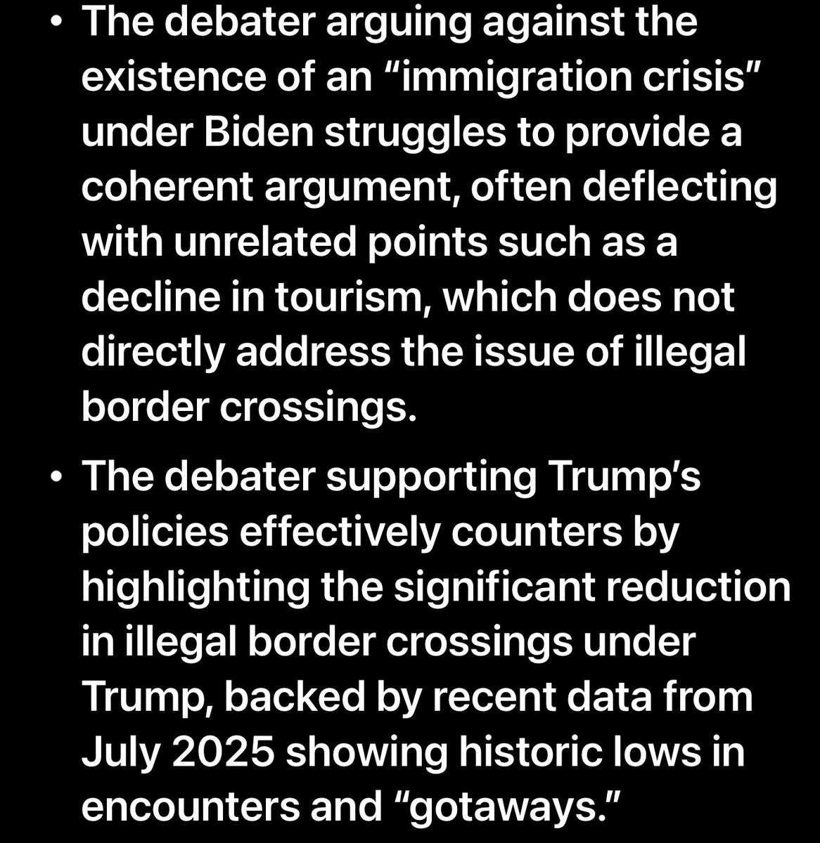 David_Khait's tweet image. .@grok systemically broke down how I beat Destiny on immigration 💀😂 this is amazing. It gave Destiny a 2 out of 5 based on the argument and the facts 👇🏻