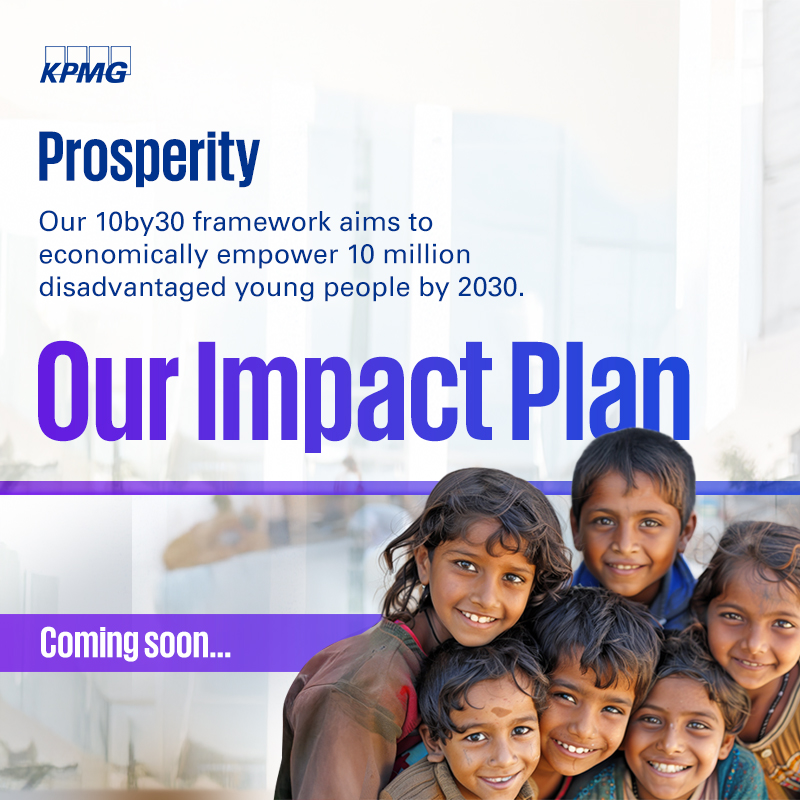 KPMGIndia's tweet image. We aim to deliver on the 10x30 framework that equips students with the skills to succeed and by providing students with knowledge, mentorship, and opportunities to access work.

More in 𝗢𝘂𝗿 𝗜𝗺𝗽𝗮𝗰𝘁 𝗣𝗹𝗮𝗻 – coming soon…

#KPMGIMPACT #MakeTheDifference #OurImpactPlan