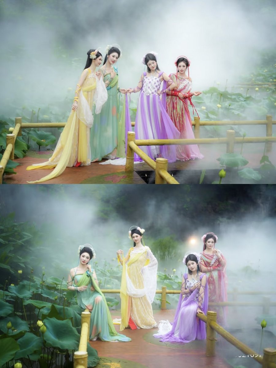 yngjishn722101's tweet image. 如古画一般的意境
是谁拍出了欢天喜地七仙女如古画一般的意境呀!经典就是经典呢,永不过时。
#汉服妆造 #汉服约拍 #汉服模特 #欢天喜地七仙女 #七仙女妆造 #七仙女组合 #七仙女下凡 #国风才是顶级浪漫 #经典电视剧 #荷花拍照