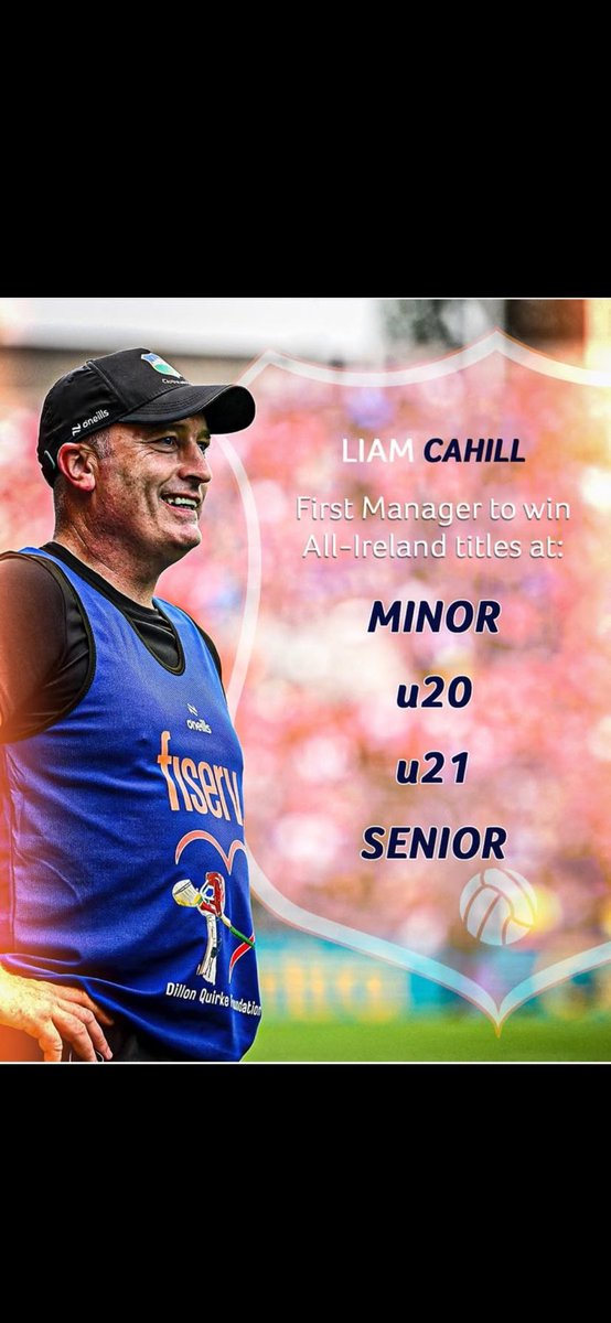 It’s been an incredible honor and the privilege of my life to share some of this journey with a best mate <a href="/LiamCahill16/">Liam Cahill</a>. The journey has been filled with the highs and lows but the mission and vision never wavered. We never stopped believing in <a href="/TipperaryGAA/">Tipperary GAA</a> 
💙💛