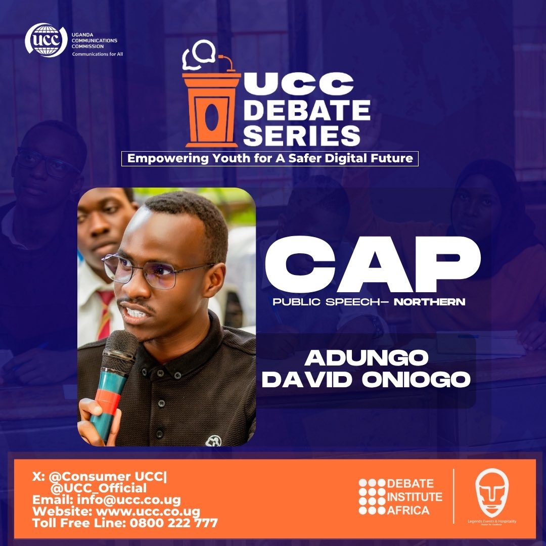 Meet David Adungo Oniogo the Chief Adjudicator Public Speech Track at the UCC debate series.