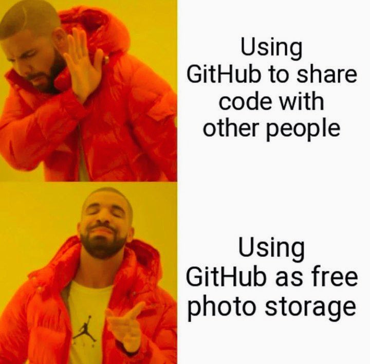 lingodotdev's tweet image. GitHub for free photo storage 🤣