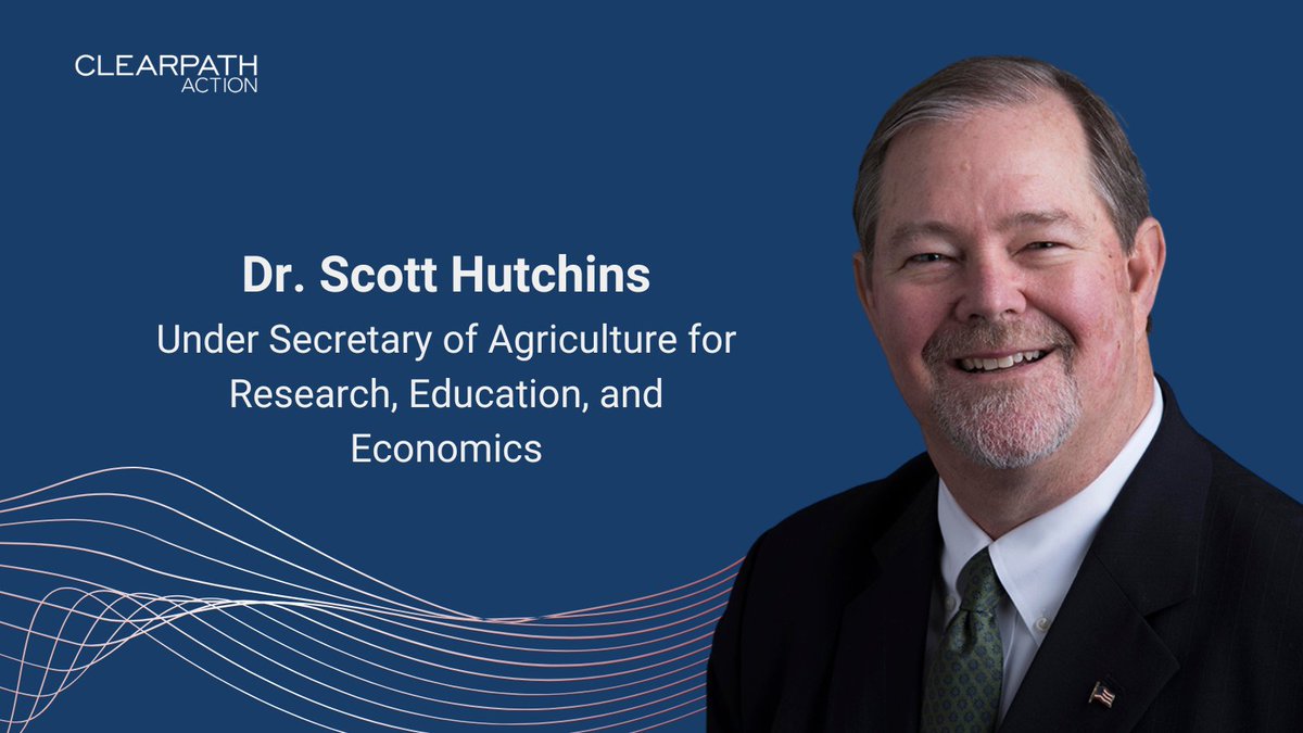 ClearPathAction's tweet image. Congratulations to Dr. Scott Hutchins on the advancement of his nomination to serve as Under Secretary for Agriculture for Research, Education, and Economics by the Senate Agriculture Committee.