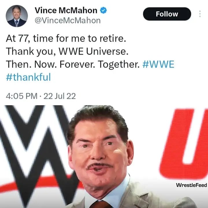 HourlyJamaludin's tweet image. 3 years ago, Vince retired. And wrestling finally stopped insulting our intelligence every damn week.
Coincidences donโt last this long ๐