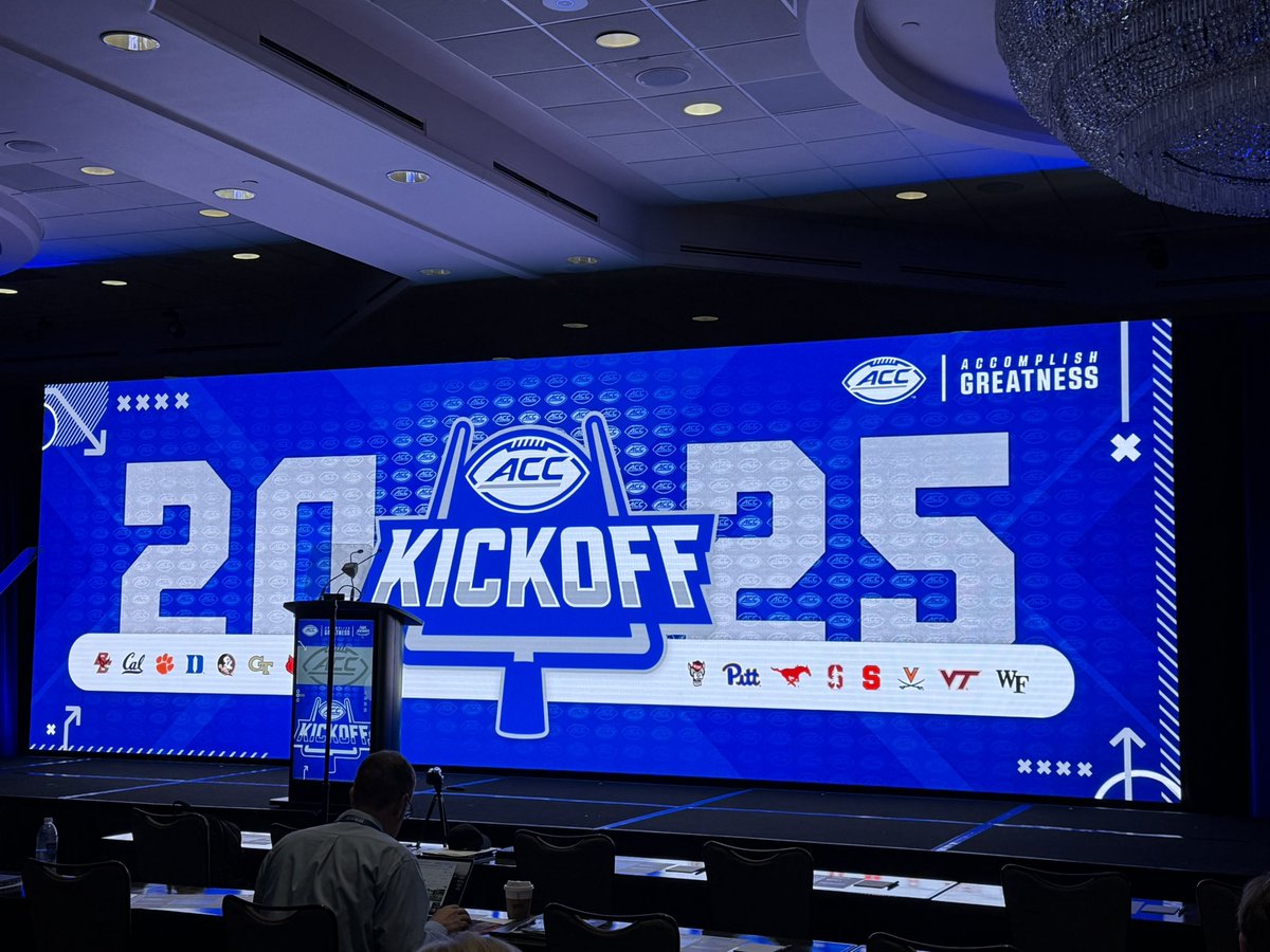 therealdcunna's tweet image. Morning from Charlotte. Three-day ACC Kickoff begins with Commissioner Jim Phillips at the top of the hour. #Hokies go Thursday.