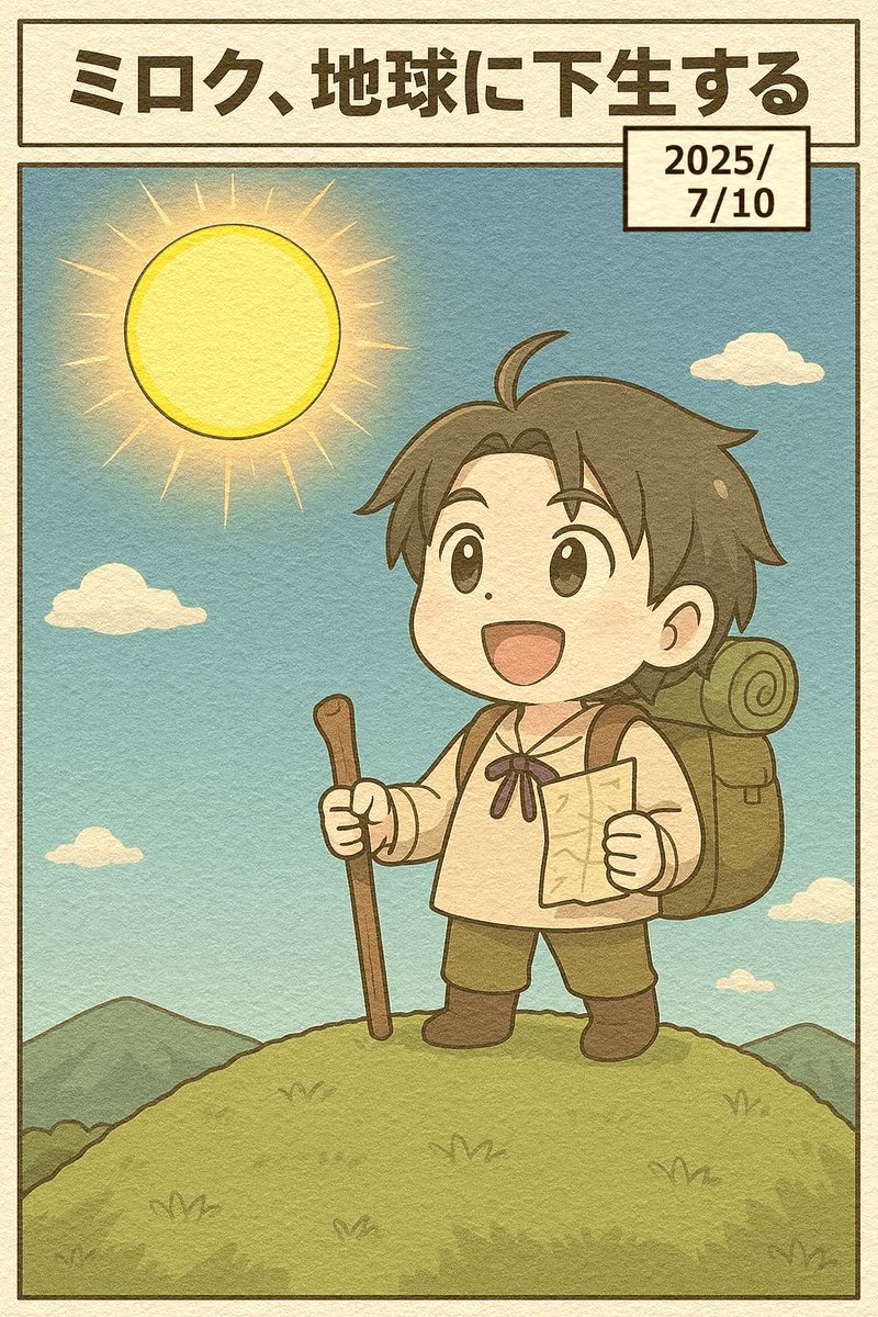 godbrain_com's tweet image. 【ミロク下生5】いよいよ、その日が来て、地球にミロクが降り立ったのは、7月10日のことでした。とりあえずは、ミロクの地上での歩みが始まることになります。 #精神学