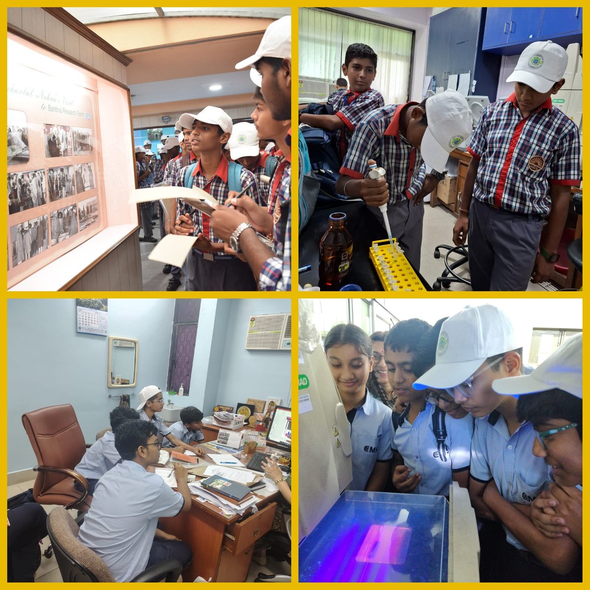 csirnbrilko's tweet image. Glimpses of Day 1 & Day 2 of 'One Day As A Scientist' Prog. under the @CsirJigyasa at NBRI. Students dived into real world science interacting with researchers, exploring labs & engaging in hands‑on sessions.
@akshasany, Dir. also interacted with the students on the occasion.