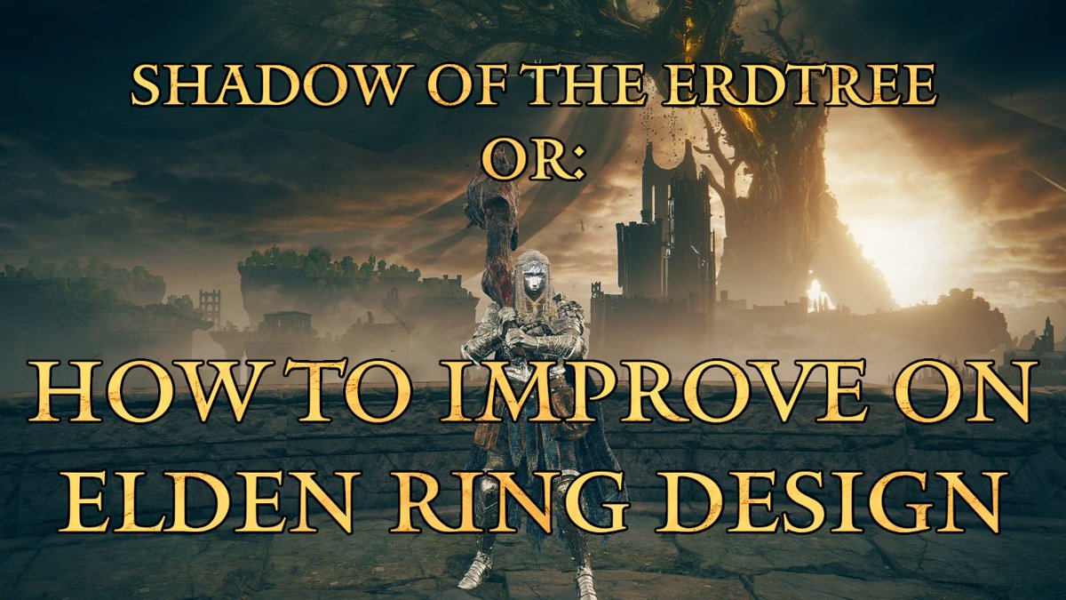 [NEW VIDEO] How FromSoft improved on Elden Ring design with the DLC ?!?

In it, I talk about game's size, reused content and level design.

➡️youtu.be/NT7crY0rVF0