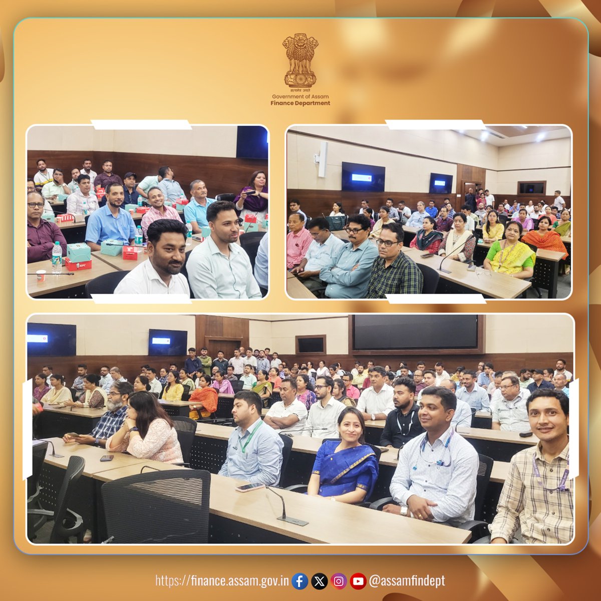 AssamFinDept's tweet image. Hon'ble Minister of Finance, Smti Ajanta Neog, chaired a review meeting today at Janata Bhawan, Dispur, in the presence of Shri Jayant Narlikar, Commissioner & Secretary, Finance Department, senior department officials, and Assam Budget 2025–26 team. #AssamBudget2025 #TeamFinance