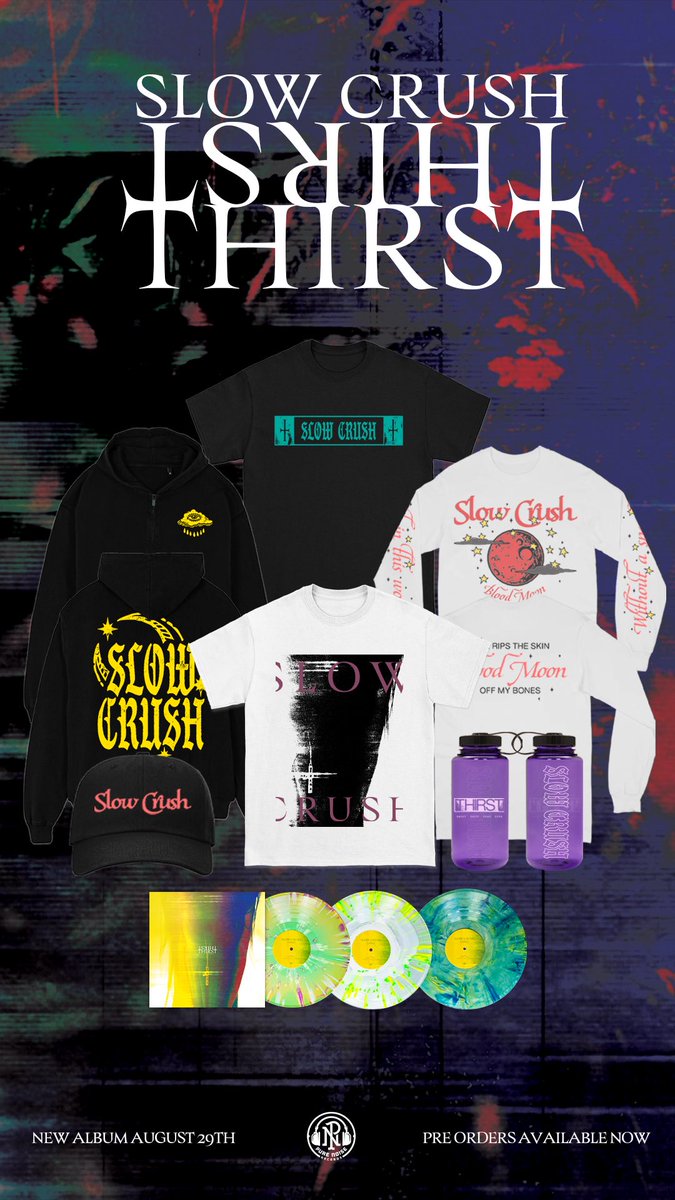 purenoiserecs's tweet image. Slow Crush’s new song Bloodmoon is out now! Watch / listen to the new song and pre-order Thirst, out 8/29
lnk.to/SlowCrush