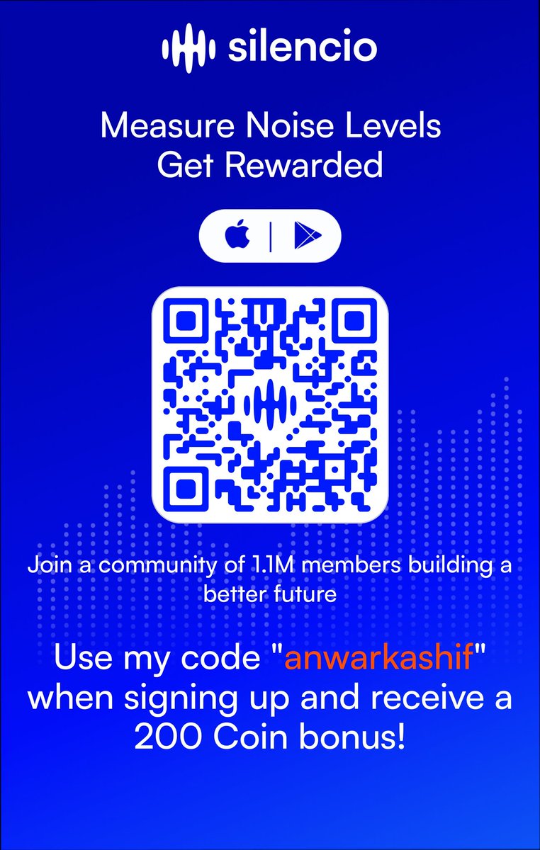 Genuine Airdrops π,π (@beinghuman810) on Twitter photo Join Silencio if you haven't already.
Scan audio levels and get rewarded.
Code: anwarkashif
<a href="/silencioNetwork/">Silencio π€«</a> Join Silencio if you haven't already.
Scan audio levels and get rewarded.
Code: anwarkashif
<a href="/silencioNetwork/">Silencio π€«</a>