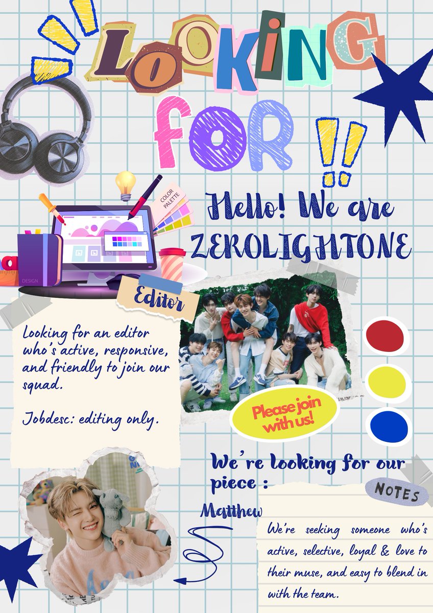 ᅠ
🧩 𝗣𝗨𝗭𝗭𝗟𝗘 𝗣𝗜𝗘𝗖𝗘 𝗠𝗜𝗦𝗦𝗜𝗡𝗚:

We’re missing 𝐌𝐚𝐭𝐭𝐡𝐞𝐰 and 𝐄𝐝𝐢𝐭𝐨𝐫 to complete our rhythm. If your heart skips a beat reading this, maybe it's fate. SQ/OA friends are welcome to connect and light things up with us. Medpart? Check our profile ୨ৎ
ᅠ