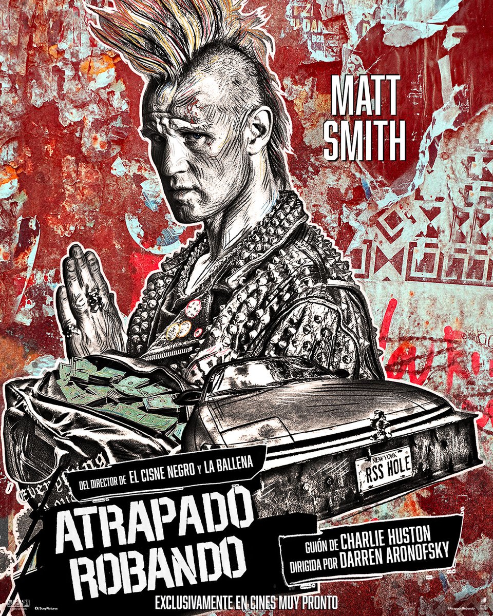 SonyPicturesMX's tweet image. Descubre a este reparto de estrellas en #AtrapadoRobando de Darren Aronofsky - 28 de agosto, solo en cines.
