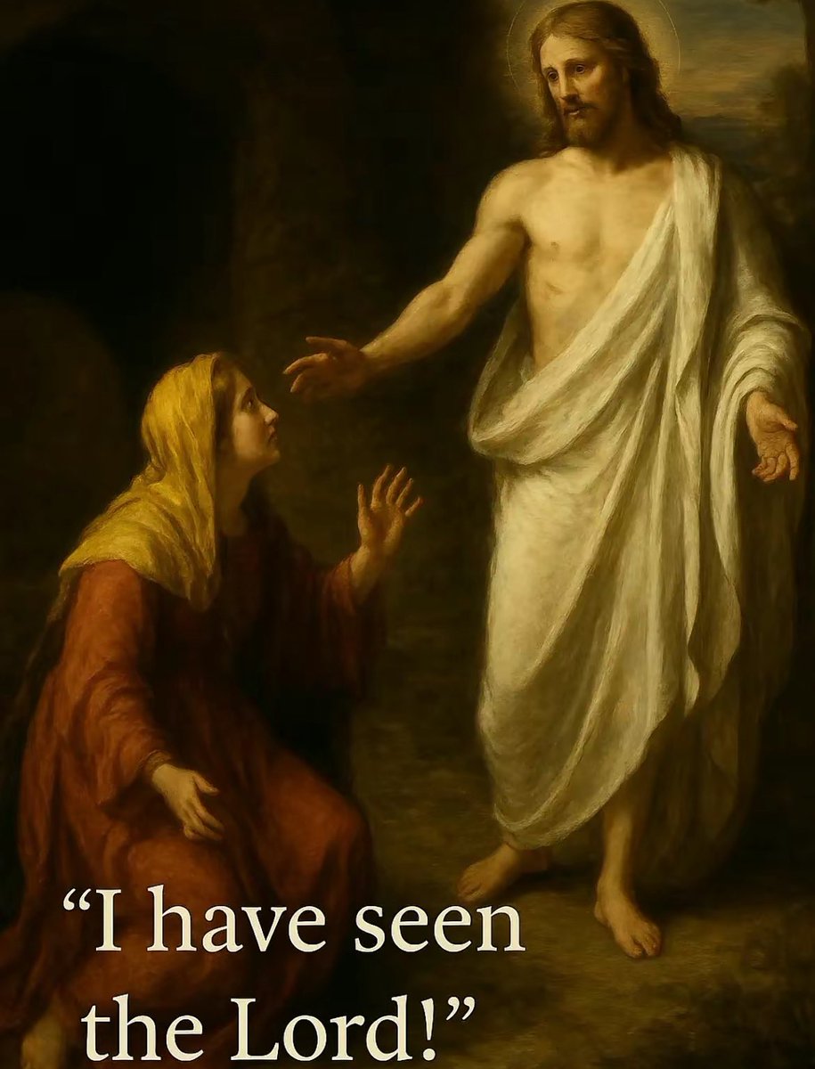 KyrieeEleison_'s tweet image. Mary Magdalene,She is the woman from whom Our Lord drove out seven demons. She remained with the Lord during His last agony on The Cross and, according to The Gospel was the first to see Him after the Resurrection. “I have seen The Lord!” She screams.
-Apostle of The Apostles.